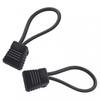 Hose Clip Scuba Diving 4pcs 6.5cm Black Elastic Rope+plastic