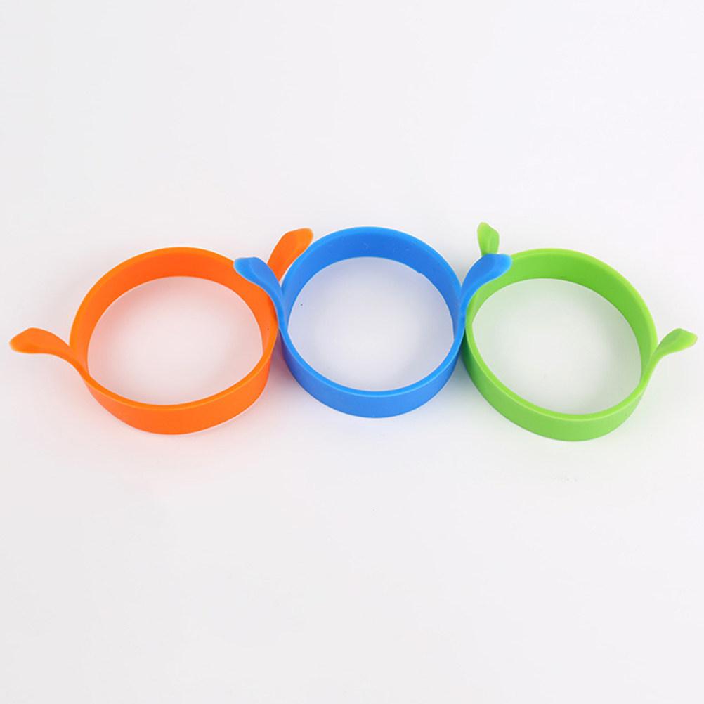 Silicone Egg Ring for Fried Eggs Pancakes Omelettes Poached Eggs Breakfast Sandwiches Nonstick Heat Resistant 240C Food Grade