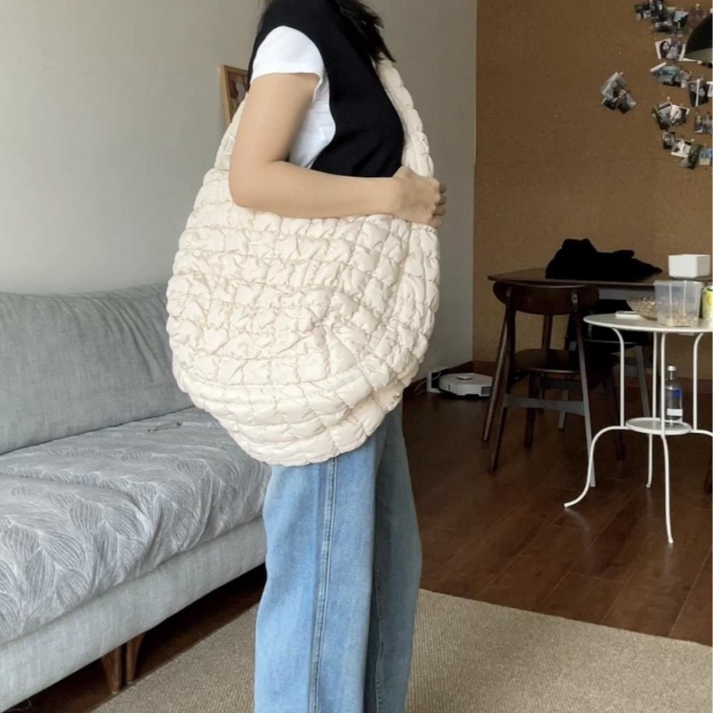 Cloud Bag Korean Version Niche Versatile Cloud Pleated Underarm Bag Casual Dumpling Bag Single Shoulder Crossbody Bag Women's Tote