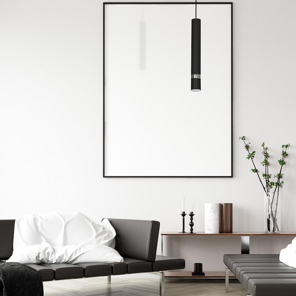 Lampa Wisząca Joker 1 Gu10 Czarny Milagro Mlp1413
