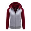 2025 Women's Thickened Zipper Hoodie with Logo Print - European & American Autumn/Winter Casual