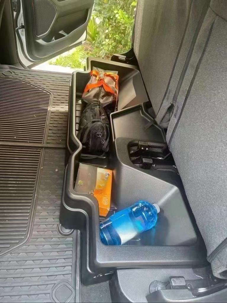 Car Storage Box Fit for Dodge Ram 1500 TRX 2022 Modified Rear Seat Storage Box Rear Seat Decoration Supplies Storage Box