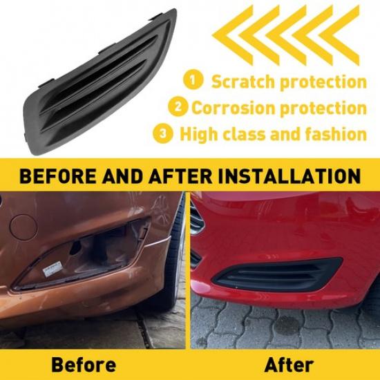 D2BZ15266BA For 2014- Ford Fiesta Fog Light Cover Driver Left Side Black