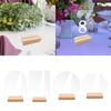 Table Sign Holder Table Sign Wedding Display Plaque Holder DIY Table Number
