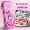 3D Cartoon EVA Pencil Case for Primary & Secondary Students