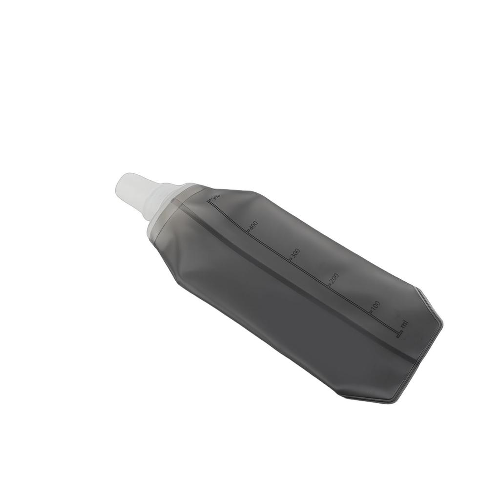 2PCS Flasque Souple TPU Pliable Anti-fuite Bouteille d'Eau Souple avec Bouchon Anti-poussière pour Vélo Course Randonnée Hydratation