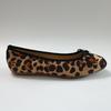 Women Classic Leopard Ballet Flats Square Toe Non-slip Flat Casual Slip-on Lightweight Shoes Daily Wear Plus Size 42