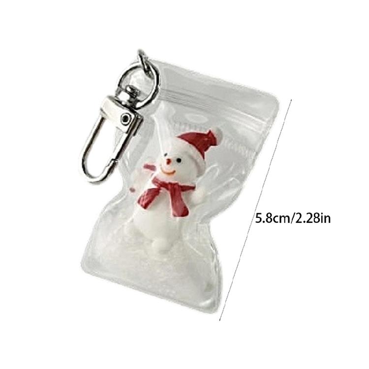 Practical Festival Snowman Key Holder Hanging Ornament for Holiday Gifting Christmas Presents Winter Accessory Decors