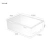 Large Capacity Transparent A4 Document Storage Box for Home Office