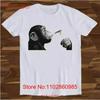 Banksy Steez Chimp Monkey Smoking Joint Best Seller T Shirt Top Vintage Fashion Soft Casual Breathable