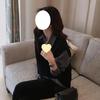 Korean Style V-Neck Vest & Long-Sleeve Blouse Set for Women - Casual Spring/Autumn Wear