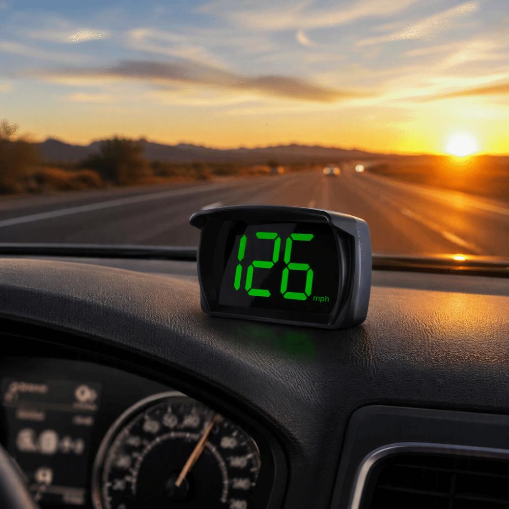 Digital Display HUD Head Up Display LED Large Font Display Universal Speedometer Display For Car