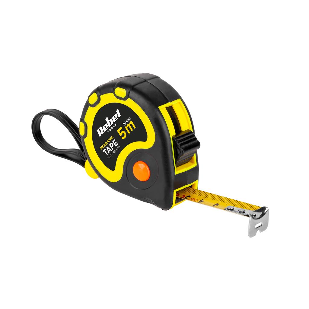 Steel tape measure 5 m 19 mm