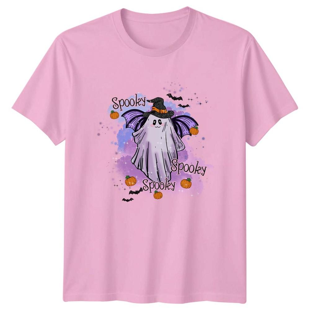 Spooky Ghost Witch Bat TShirt Halloween Gift For Him And Her