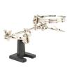 Magnifier Clamp Holder Stand 360 Degree Rotatable Lens for W/ 2 Adjustable Allig