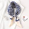 70*70 cm mote silke sateng hårskjerf kvinner lommetørkle trykt kvinnelig firkantet hode bandana liten hals lyddemper hijab dame jente