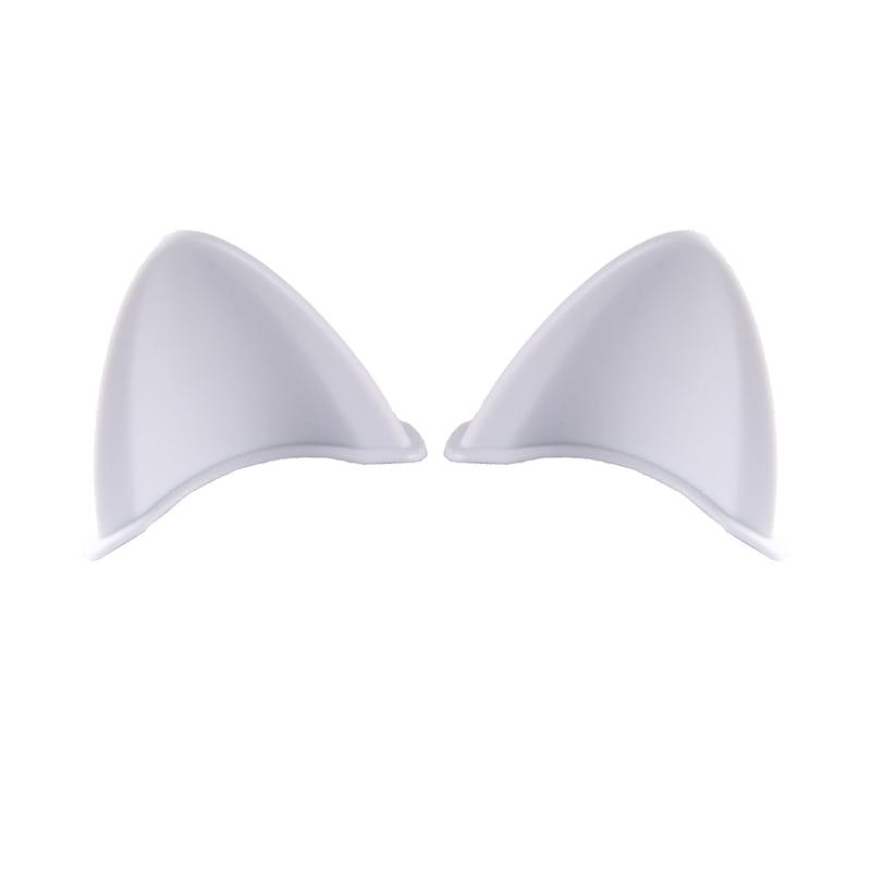 2pcs Universal Helmet Cat Ears Decoration Moto Electric Car Driving Styling Cute Cat Ears Stickers Decor Helmet Accessories