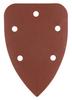 Papiery ścierne żelazko, na rzep 98 x 140 mm, P240, 5 szt., z 5 otworami