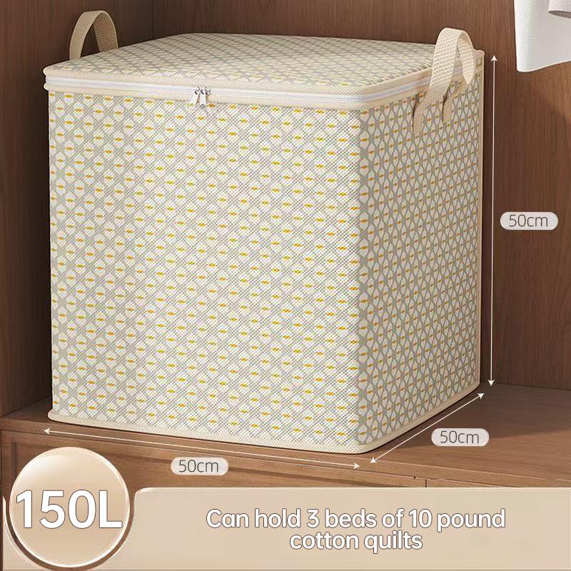 Extra Large Storage Bag - Multifunctional Bedding, Clothing, and Underwear Storage Bag with Zipper, Under Bed Storage Bag