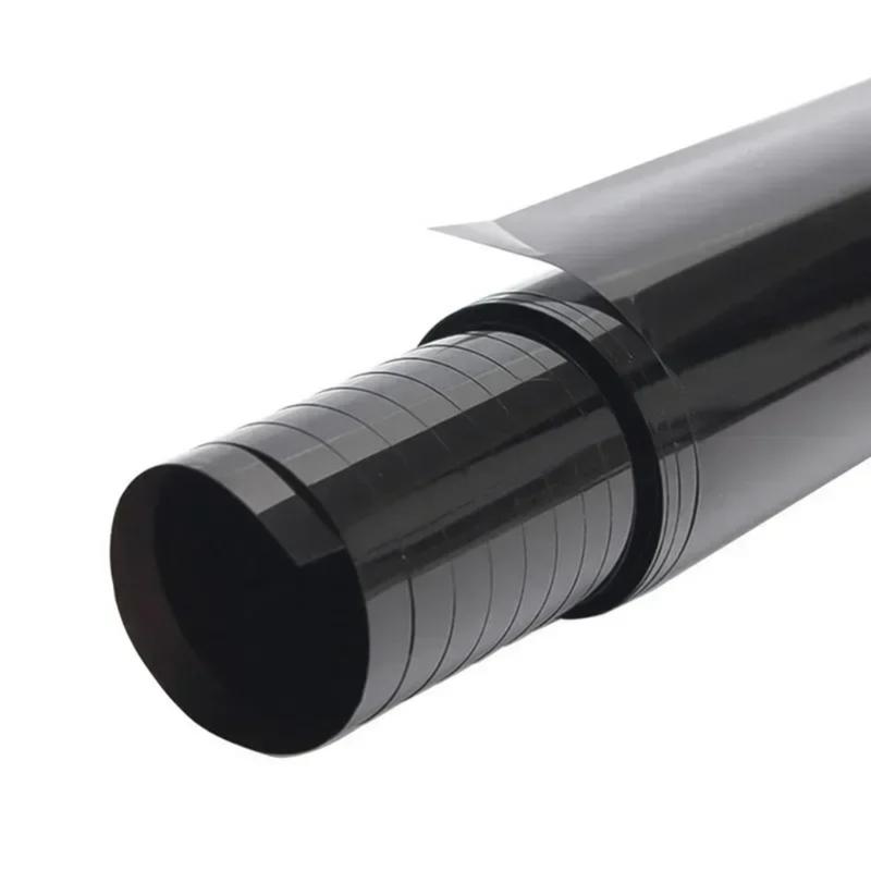 Car Window Sunshade Barrier Film Sun Protective Heat Blocking Transparent Privacy Shield PVC Material Easy Installation