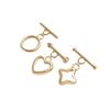 14K Gold-Filled Color-Preserving OT Clasp Connector: Heart, Star, Round Shape for DIY Jewelry