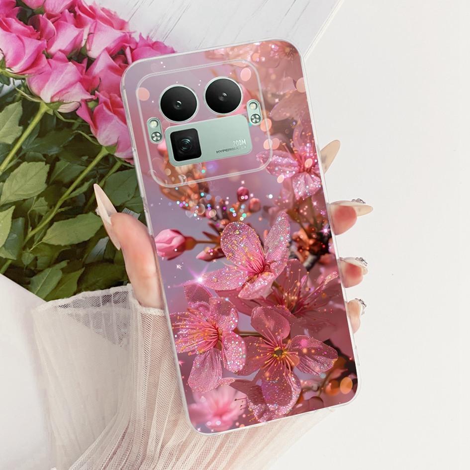 For Realme GT8 Pro 2025 Case RMX5210 Popular Flower Bowknot Soft Slim Silicone Back Cover For Realme GT 8 GT8 RealmeGT8 5G Coque