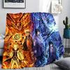 Naruto Print Flannel Blanket, Ultra Soft High Quality All Seasons Warm Throw, Home Decor Cozy Blanket, Perfect Christmas Gift