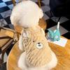 Tractionable Dog Clothes Teddy Bichon Pomeranian Small Dog Schnauzer Cat Autumn Pet Autumn And Winter Clothing