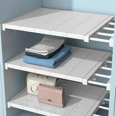 1-teiliges Trennregal, erweiterbares Regal, Kleiderschrank-Organizer, verstellbares Lagerregal, Kleiderschrank-Teiler, Spannregal-Teiler für Schlafzimmer