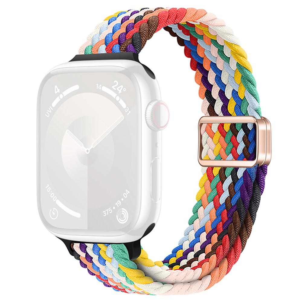 KALEBOL Braided Watch Strap For Apple Watch Series 10 Ultra 9 8 7 SE 6 5 4 3 2 1 46mm 49mm 45mm 44mm Magnetic Nylon Wristbands
