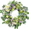 Artificial Flower Wreath Easter Valentines Day Hotel Restaurant Door Decorations