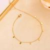 Stylish Titanium Steel Heart Anklet for Women – Durable, Versatile Beach Foot Chain