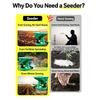 Handheld Grass Seed Spreader Manual Lawn Seeder for Corn Fertilizer Automatic Garden Sowing Portable Granular Spreader Planter