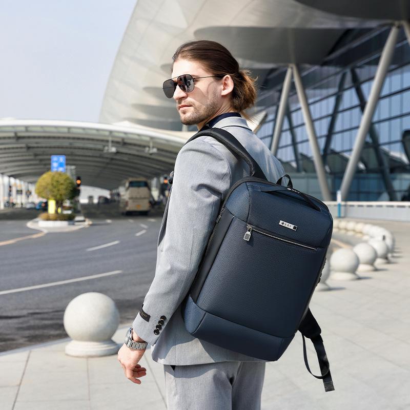 Herren Business Casual Multifunktionaler 15,6-Zoll Laptop-Rucksack für Reisen