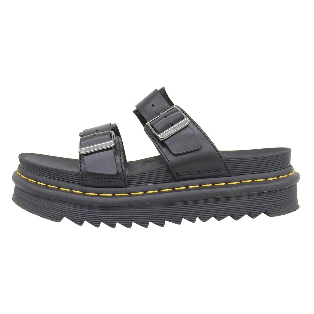 Pristine Dr.Martens Sandals MYLES Leather slide sandals black Women 23523001 Used