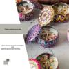 Scented Candle Tin with Dried Flowers - Long-Lasting, Romantic Fragrance for Bedroom & Home Odor Removal