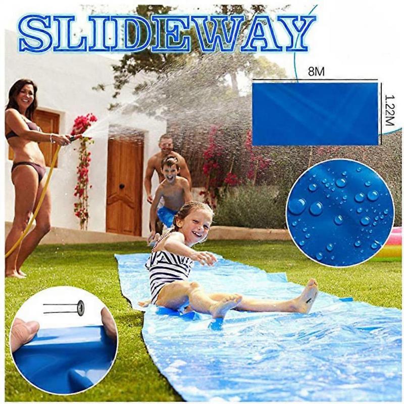Lawn Water Slide Large Waterslide Easy To Setup Water Slide Cool Outdoor Water Toys for Summer
