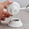 Jinge Dehua White Porcelain Gongfu Tea Set, Qianli Jiangshan Design