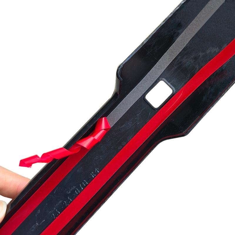 For Hyundai Santa Fe MX5 2024 2025 Bright Black Exterior Door Handle Decorative Frame ABS Material Adhesive Tallation