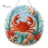 Beach Style Home Decor Coastal Faux Pearl Painting Kit, Ocean Theme Art DIY Sparkling Gemstone Crafting Sea Animal Ornament Craft Kit for Adults