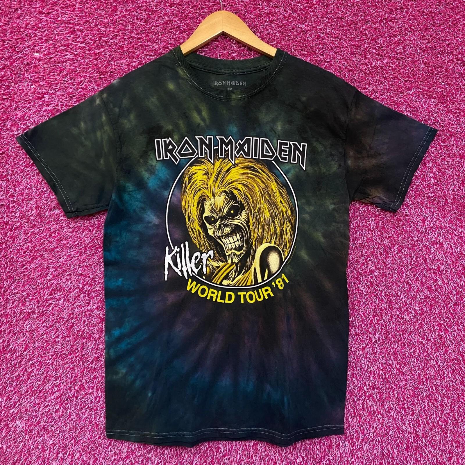Футболка с галстучным окрашиванием Iron Maiden Killer World Tour 81 2XL