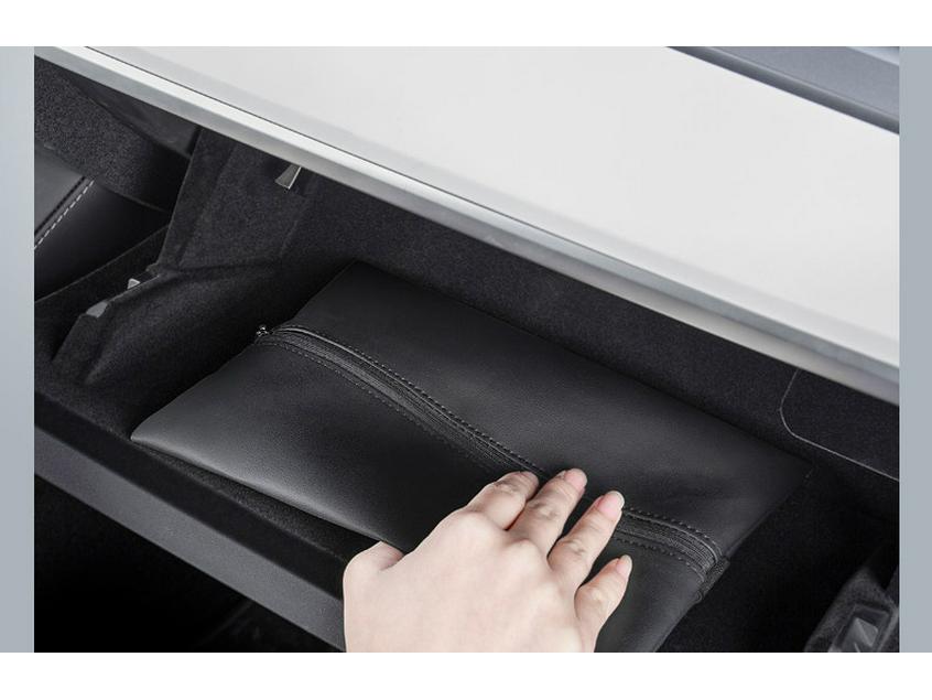 Tesla Model Y/3 Hidden Pull-out Tissue Box Car Accessory