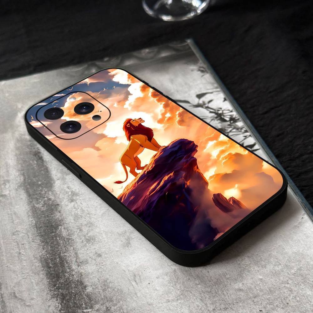 

L-lion king Phone Case Silicone Soft For iPhone 17 Air 16 15 14 13 12 11 Plus Pro Max Plus IPHONE 15