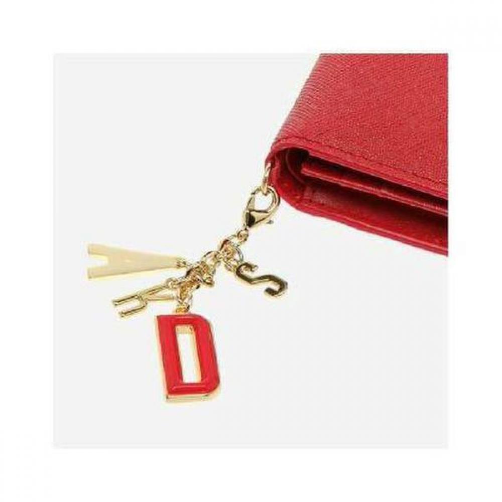 Daks Red Cutting Logo Card Wallet Dcwa2e002r2