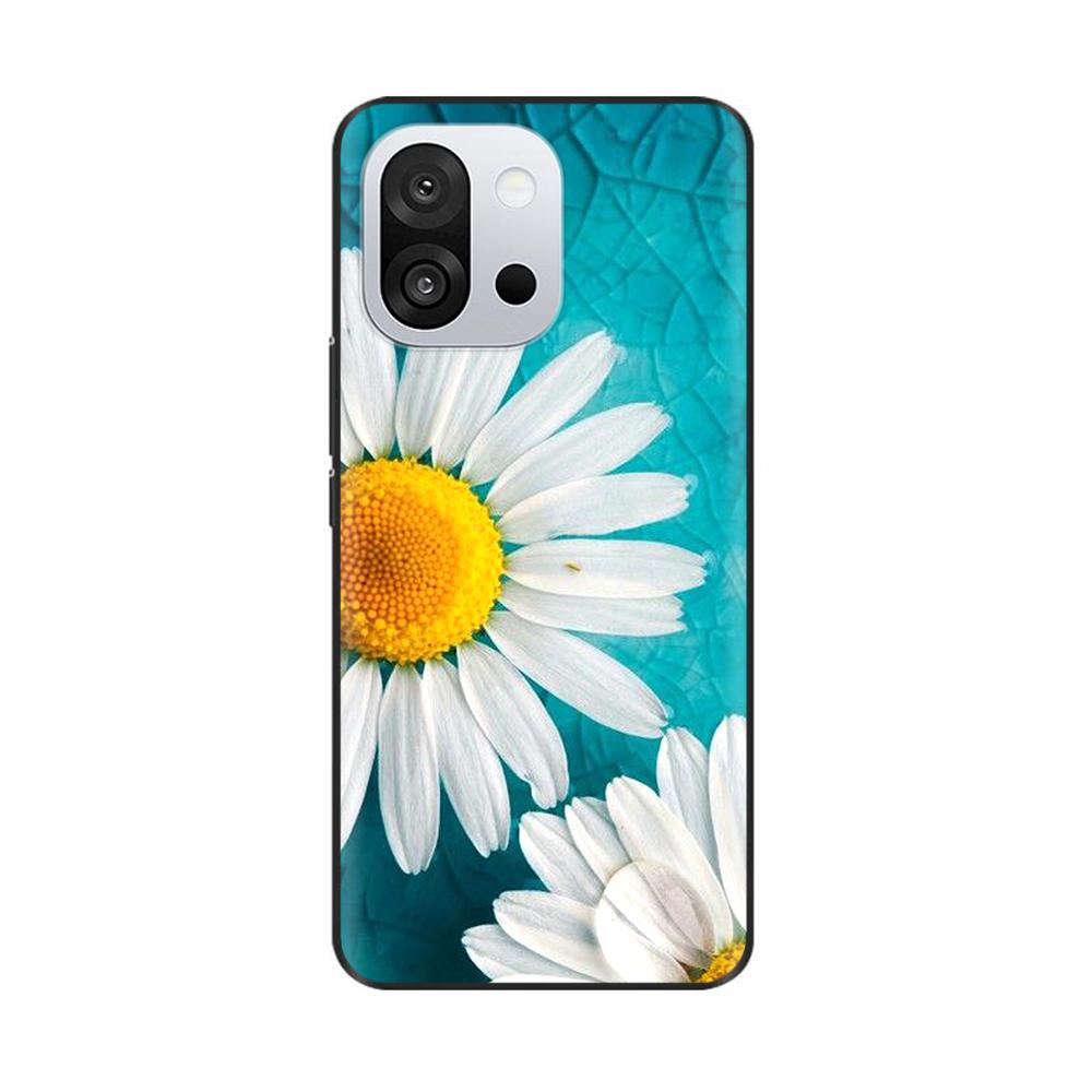 For OnePlus 13T Case Phone Case Soft Silicone Bumper Cover For OnePlus 13T Cases for One Plus 13 T Flowers Fundas Capa
