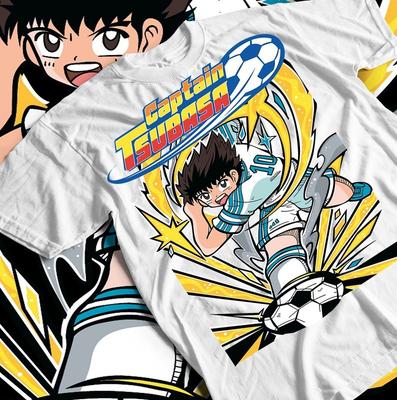 Captain Tsubasa Soccer Manga T-Shirt, Japanese Anime Unisex Tee, Football Shirt