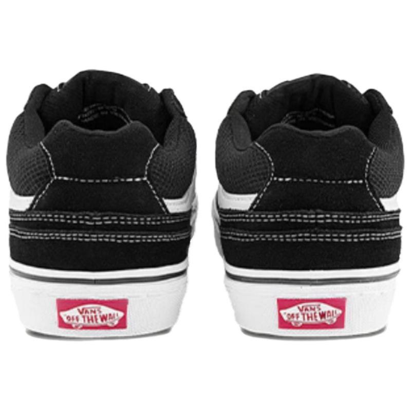 Vans Caldrone Abrasion Resistant Low top Canvas Shoes Unisex Black White Vans VN0A5JM2BA2