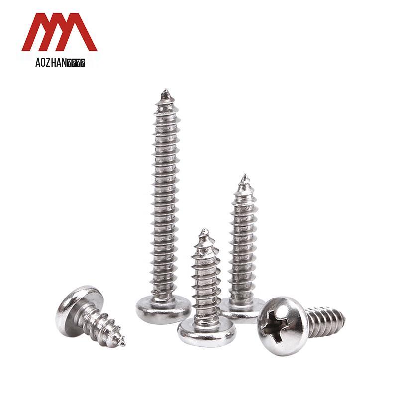 304 Stainless Steel Phillips Pan Head Self-Tapping Screws