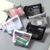 Portable Cosmetic Mesh Organizer Travel Bag Multiuse Cube Design Storage Makeup