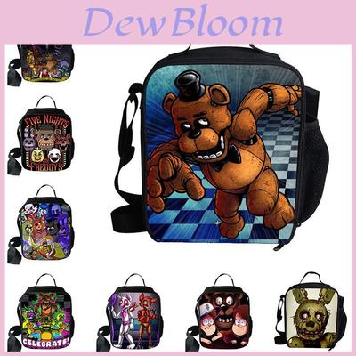 Torba śniadaniowa termoizolacyjna z nadrukiem 3D Five Nights At Freddy's o dużej pojemności do wszechstronnego użytku